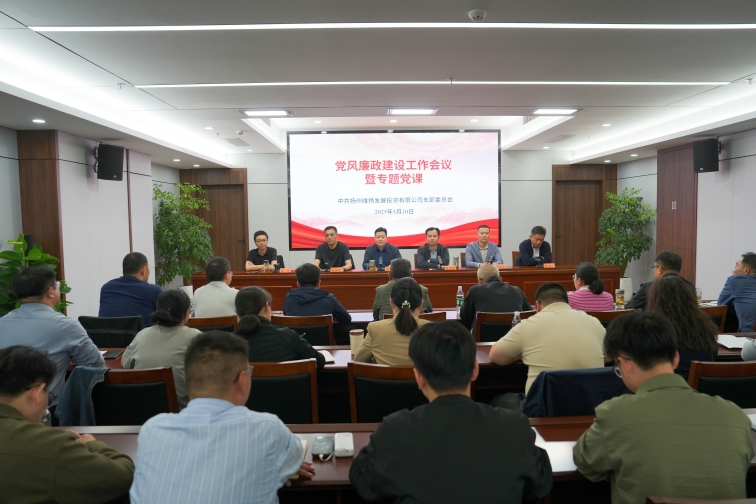 維揚(yáng)發(fā)投召開黨風(fēng)廉政建設(shè)工作會(huì)議暨專題黨課